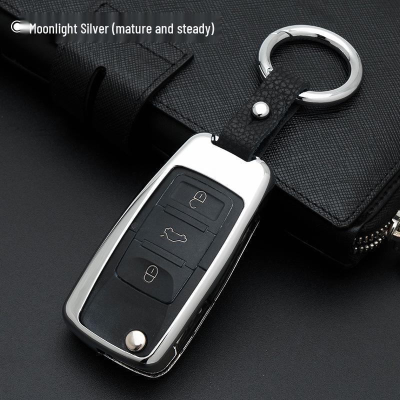 Volkswagen Key Case Cover for Touareg, Golf 7, Sportsvan, Lamando, Lingdu, Touron, Tiguan L (Women's Edition)