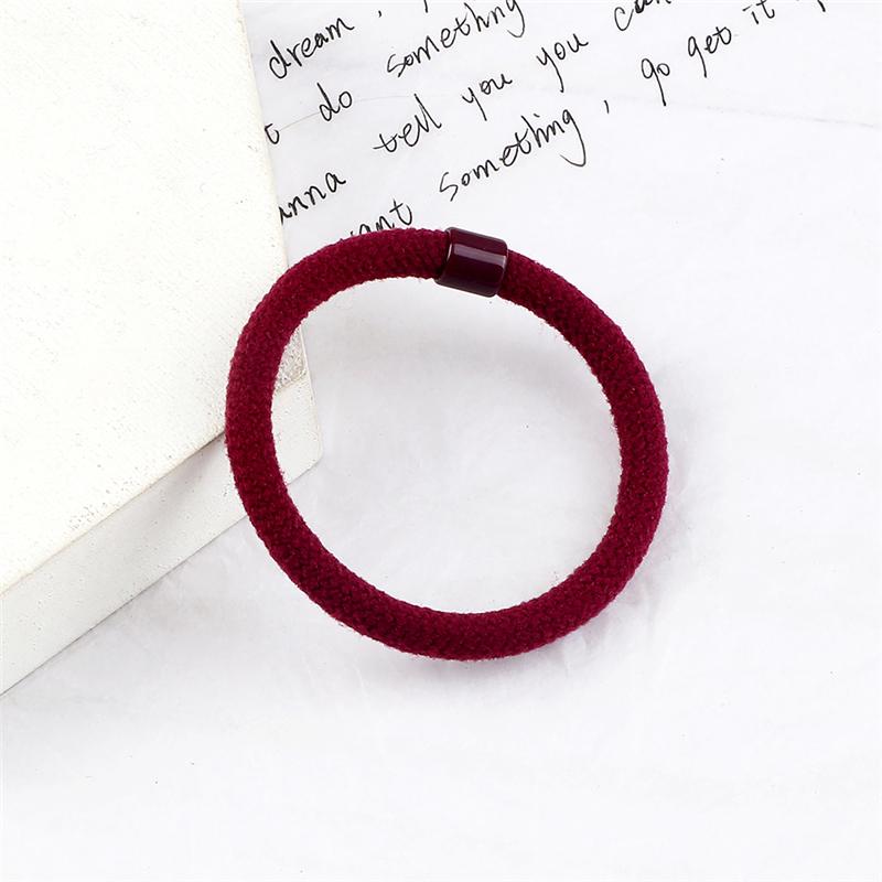 10Pcs/Set Basic Elastic Hair Bands Women Girls Headband Scrunchie Hair Rope Rubber Band Fashion Hair Accessories Ponytail Holder