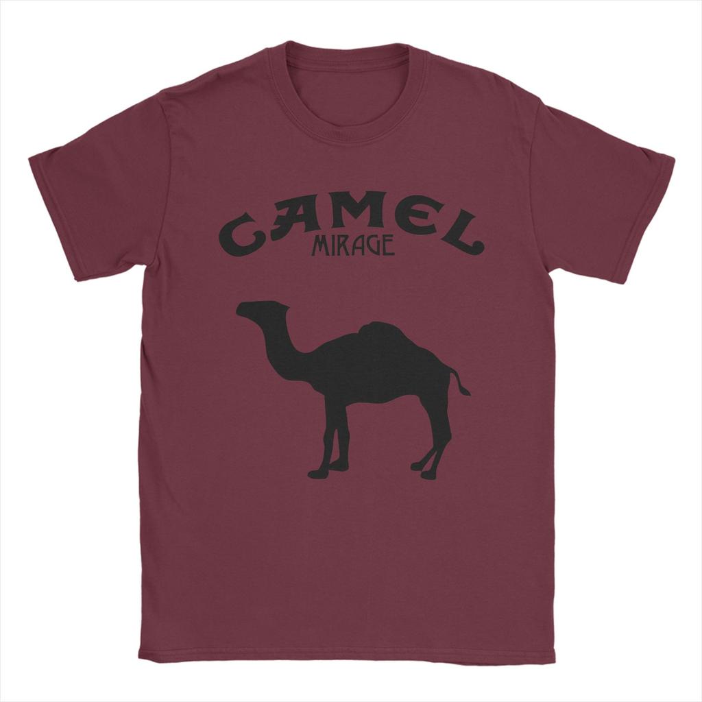 Унисекс Camels Mirage Band Футболки Хлопковая Одежда Винтажные Футболки с Коротким Рукавом с Круглым Вырезом Идея для Подарка Футболки