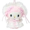 Sanrio Mascot Holder My Ages 6 and 010014 (White Frill) Melody, Up,