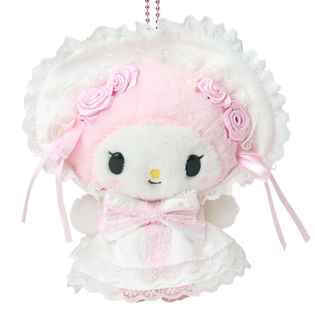Sanrio Mascot Holder My Ages 6 and 010014 (White Frill) Melody, Up,