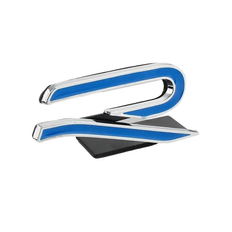 Metal for Volkswagen VW Golf 8 R LINE Beetle Passat Tiguan Jetta Car Front Grille Emblem Stickers Rear Trunk Side Badge Decals zd1