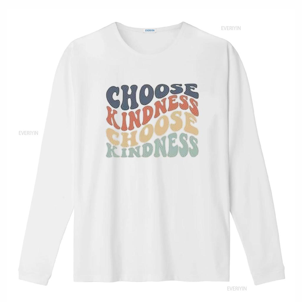 Womens Choose Kindness T Shirt Expression PrinT Casual Tops vintage Washed fashion homme streetwear Slightly designer clothes
