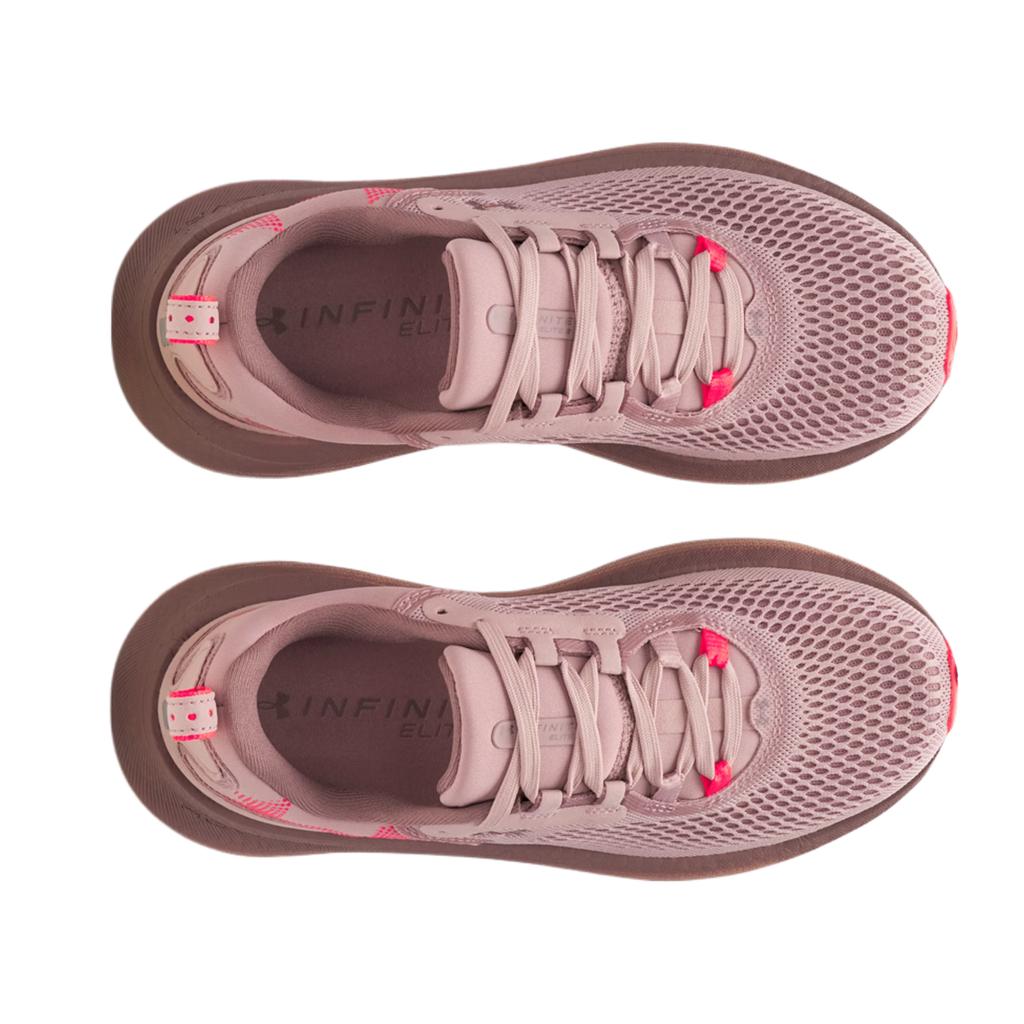 Under Armour Infinite Elite 2 Stylish Minimalist Trendy Aesthetic Low-Top Running Shoes Women Sneaker Pink 3028178-673