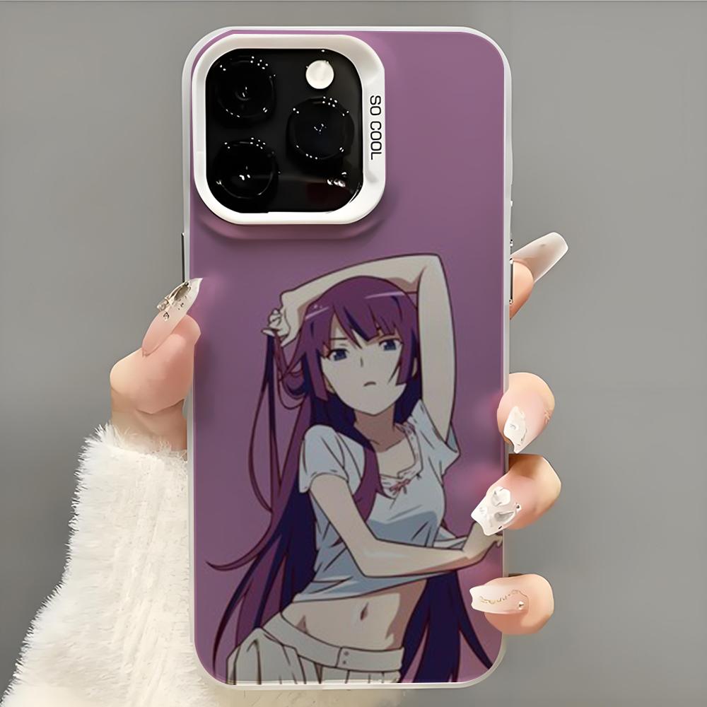 Чехол для телефона серии Monogatari Чехол для телефона для iPhone 14 16 15 11 12 13 Pro Max Mini Plus Ударопрочный чехол