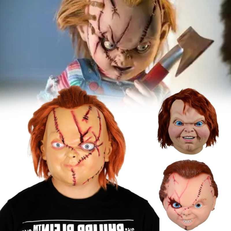 Terror Play Childs Cosplay Latex Mask Halloween Party Stage Gift Performance