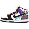 Кроссовки Dunk Скользкие Устойчивые к истиранию Высокие Кеды для скейтборда Мужские Черно-фиолетовые DD1399-105(команда-А)