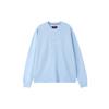 Flight MVP Letter Round Neck Casual Knit Long Sleeve T-Shirt Men Tops Blue Gray FN4608-436