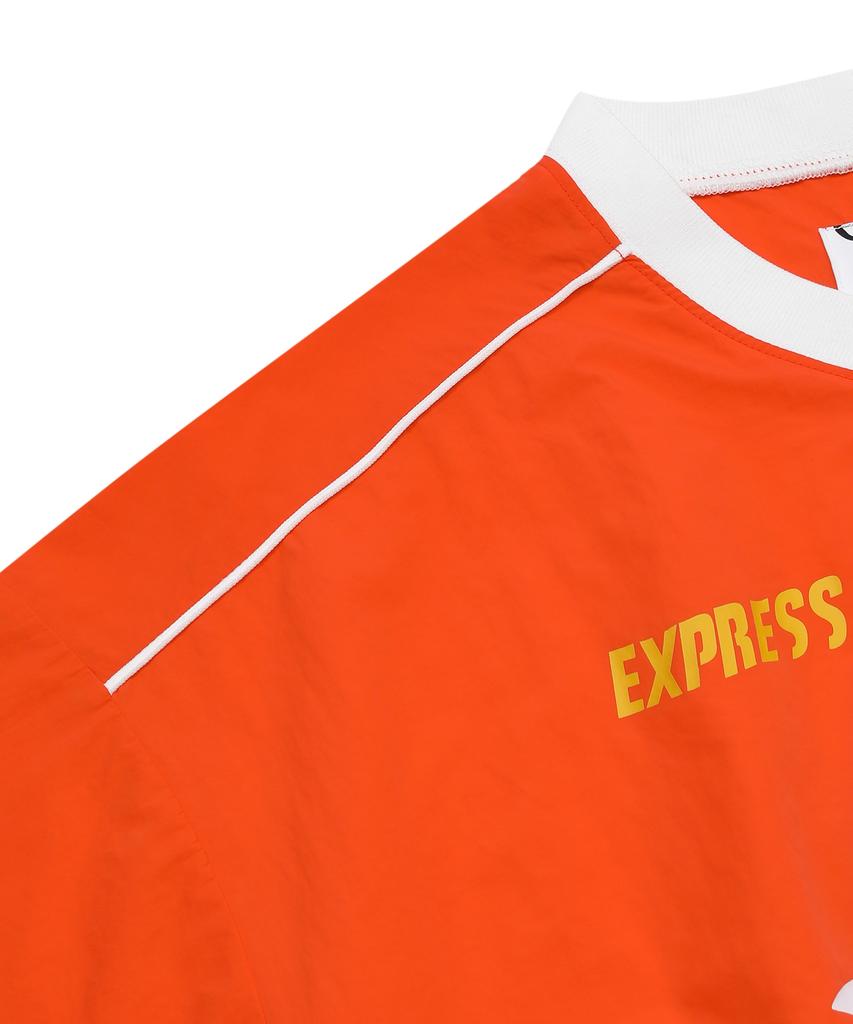 EXPRESSHOLIDAY Оригинальная нейлоновая футболка с коротким рукавом_Оранжевая