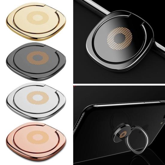 Ультратонкое вращающееся на 360 градусов кольцо-держатель для телефона на палец, подставка для мобильного телефона, настольный кронштейн