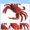 Marine Crab Realistic Animal Figurine Plastic Toy For Kids Educational Gifts