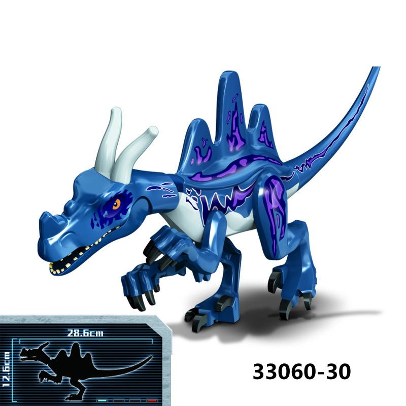 28 см Огромный Раптор Карнотавр Строительные блоки Динозавр Кирпичи Тираннозавр T-Rex Собрать Детские игрушки Детский подарок Рождественские подарки