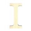 LETTER I - 11.5 CM - WOOD
