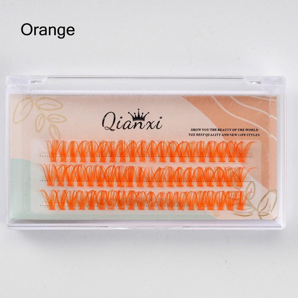Натуральные цветные пучки ресниц, отдельные ресницы для женщин