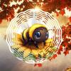 10-дюймовый подвесной ветряной спиннер с крючком на 360 градусов для декора балкона и сада, весенне-летнее уличное украшение