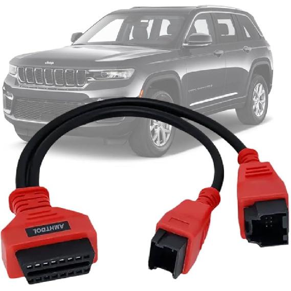 FCA 12+8-контактный разъем к адаптеру OBD2 Кабель для обхода защиты Для автомобилей FCA с SGW Для диагностики, кодирования и программирования, Совместим с
