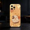 H-Healing guinea pig Phone Case For iPhone 17,16,15,14,13,12,11 Plus,Pro,Max,Mini Silicone black Soft Cover
