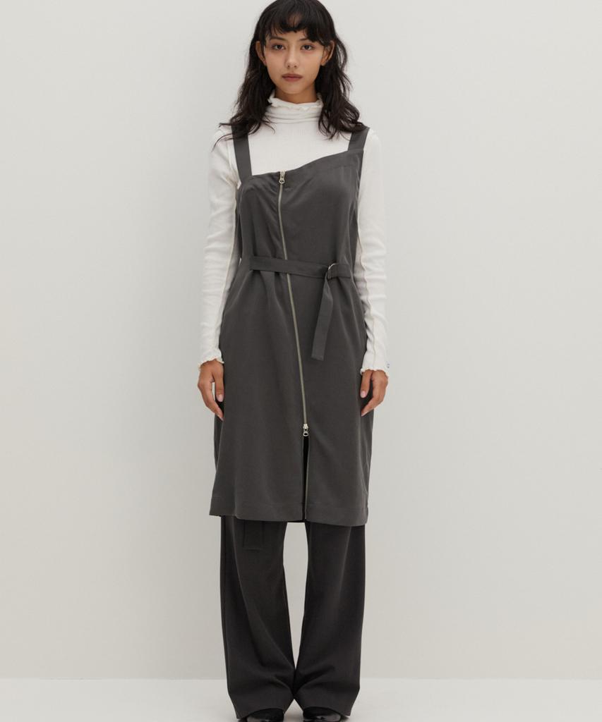 RAVEROUS Charcoal Overalls Dress