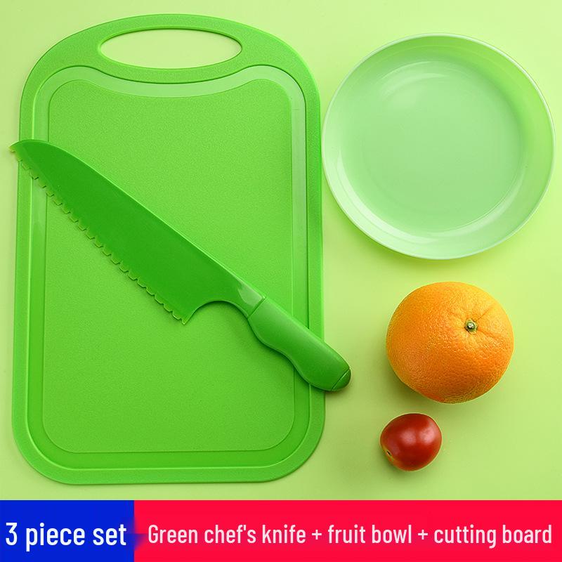 Children's Safe Plastic Knife Set – Ideal for Early Education and Kindergarten.