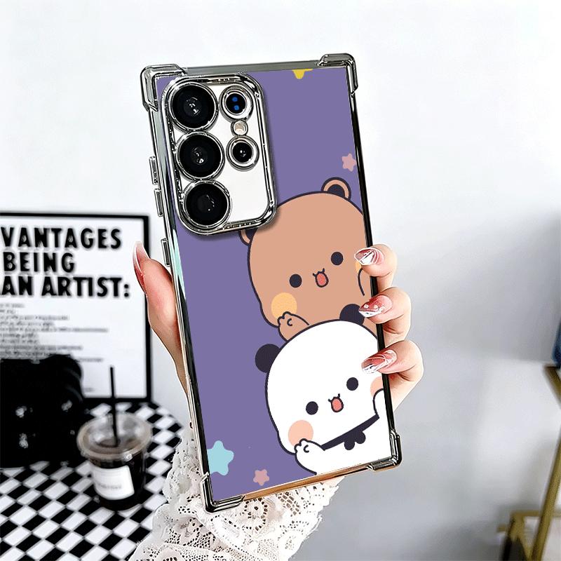 Bubu Dudu Мультяшный Милый Покрытие Чехол Для Телефона Для Samsung Galaxy S24 S25 FE S26 Edge S23 Ultra S22 S21 Plus S20 Противоударный Подушка Безопасности Co