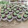 3D Printed Chocolate Keyboard Keychain Simulated Finger Button Pendant  Boys Girls