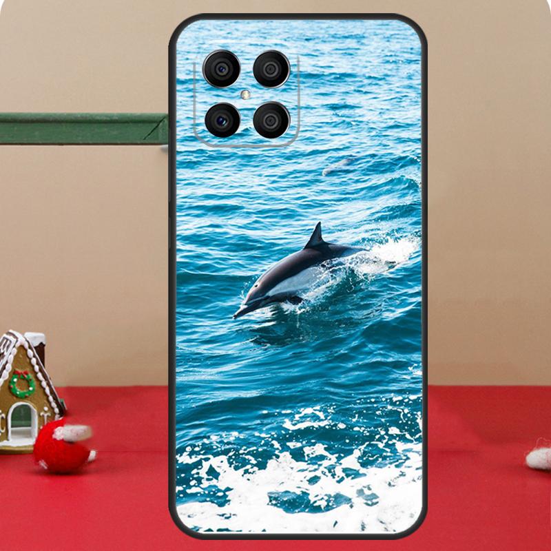 Чехол с дельфином для Honor Magic 8 7 6 Pro Honor 200 400 70 90 Lite X8c X8b X9a X9b X9c X9d Win RT Coque