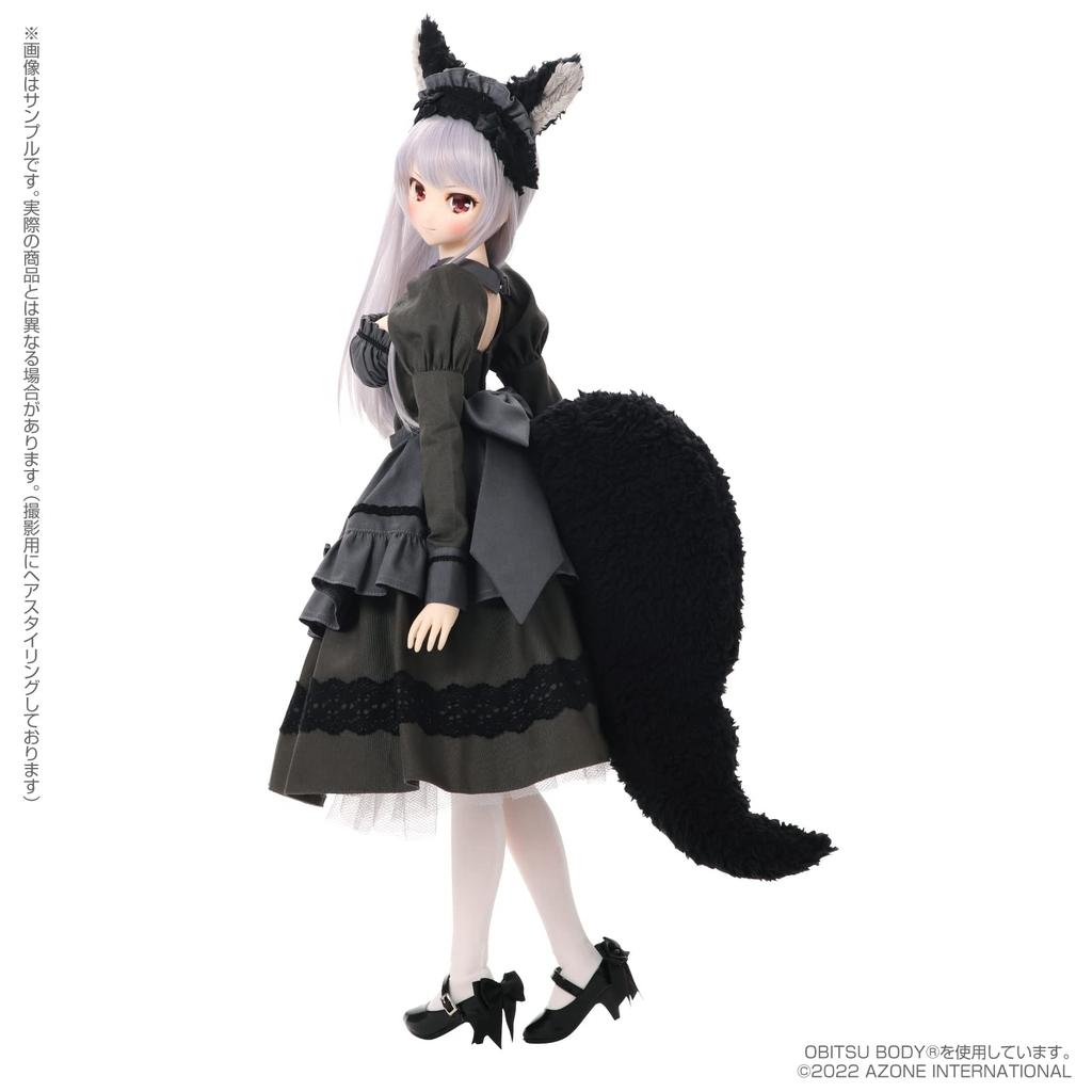 Azone International Iris Collect Layla Welcome To Mofumofu Full Moon Wolf Maid Scale Soft Vinyl Head Figure Collector Scale Doll Cafe Ver. 1/3