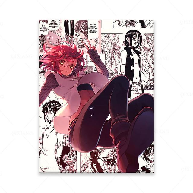 Рамка из цельного дерева, Gowther, семь смертных грехов, персонаж мультфильма, шитье, комиксы, украшение для дома, холст, картина, декор для гостиной, художественный постер