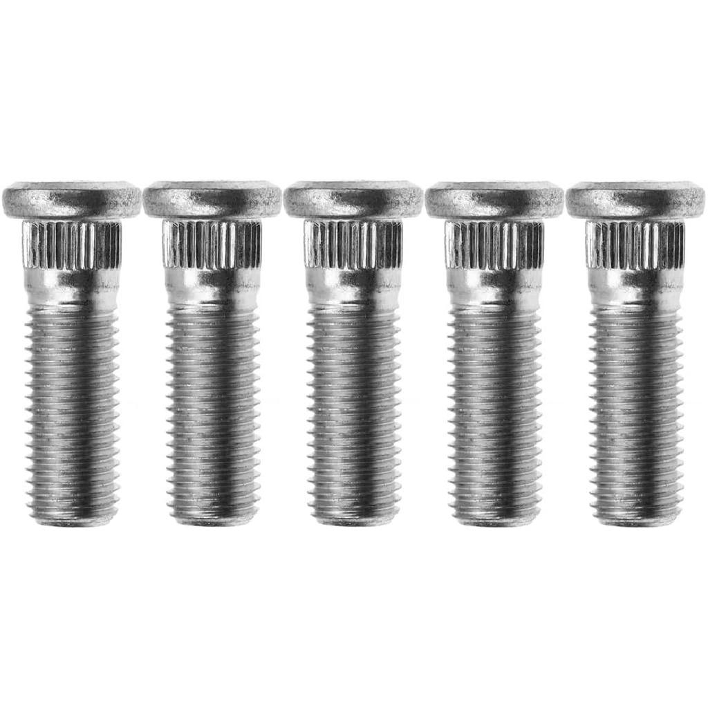 5PCS M12x1.5 Wheel Studs 43mm Lug Bolt Stud Compatible with Honda Accord Civic City CR-V CR-Z Fit HR-V ight Element Prelude S2000 Acura Integra CL EL