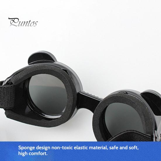 1 пара очков для домашних собак, ветрозащитные солнцезащитные очки с УФ-защитой и регулируемыми ремешками, солнцезащитные очки для маленьких и средних собак, щенков, собак