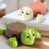 1pc Funny Turtle Coaster with "Oops!" Sound - Interactive Prank Toy for Desk, Novelty Office Home Decoration Gift