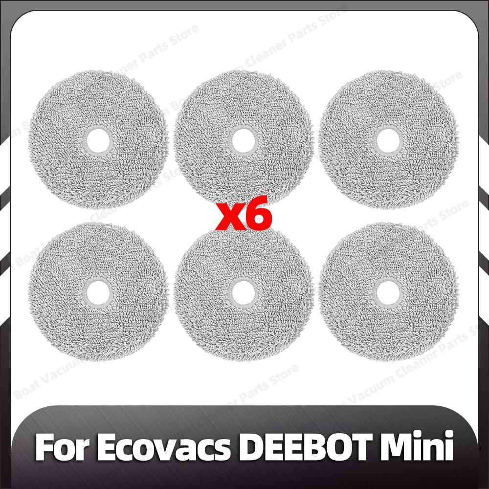 Compatible for Ecovacs DEEBOOT Mini Replacement Main Side Brush HEPA Filter Mop Pad Dust Bag Spare Parts Accessories