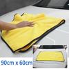90*60 см супер впитывающее полотенце из микрофибры для мытья автомобиля, салфетка для чистки автомобиля, сушилка очень большого размера, полотенце для ухода за автомобилем