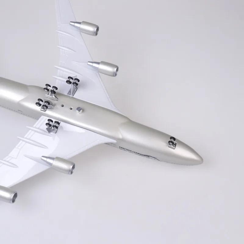 1:Масштаб 1:150 47 см Модель самолета 747 Northwest Boeing B747 Модели самолетов Литые самолеты со светодиодной подсветкой для коллекции Декорация