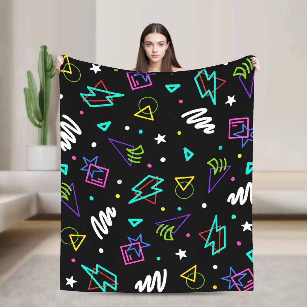 FNAFS At Freddy's Horror Blanket Camping Flannel Throw Blanket For Outdoor Soft Design Quality Bedspread Birthday Gift