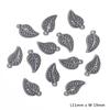 10-50pcs 10 Styles Metal Zinc Alloy Leaves Charms Fit Jewelry Pendant Charms Makings