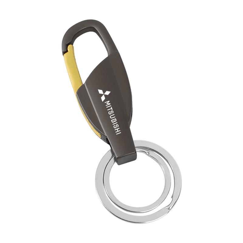 cwznhv1 Zinc Alloy Key Chain Car Personalized Keychain For Mitsubishi ASX Pajero Ralliart Outlander Jinxuan Lancer Galant Attrage Mirage