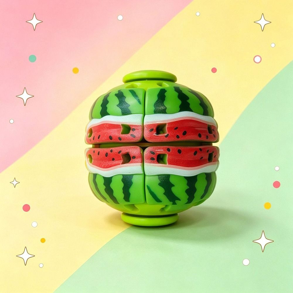 PP Fruit Spinner Toy Press and Rotate 3D Printed Fidget Toy Leisure Entertainment