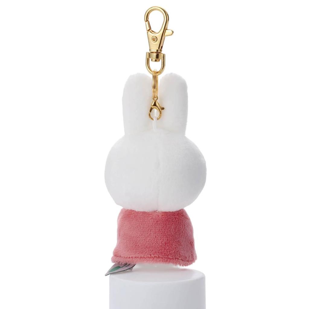 Takara Tomy Arts (TAKARATOMY A.R.T.S) Bruna MIFFY & MUSIC Chokkori-san Key Charm Mascot Miffy (Blue Whistle) Plush Toy, Approximately 15cm Tall