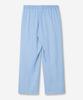 LENGAGEMENT Two-Tuck Wide Elastic Denim Slacks [Light Blue]