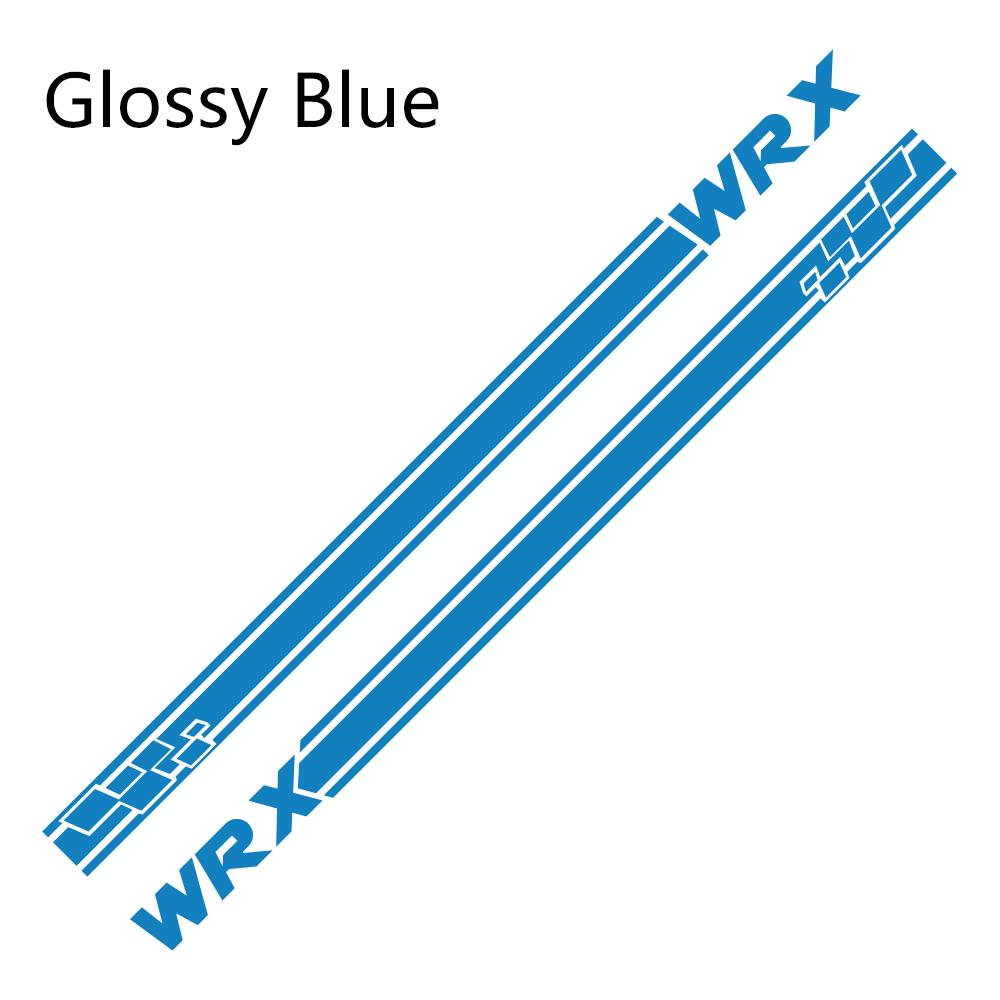2Pcs For Subaru WRX Car Door Side Stripes Stickers Vinyl Film Auto DIY Sports Styling Decals Automobile Car Tuning Accessories