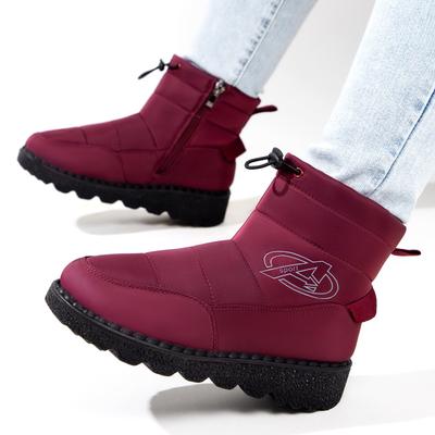 Женская обувь осень и зима зимние сапоги TEMU хлопковая обувь теплые хлопковые сапоги с утолщенным бархатом универсальная зимняя обувь