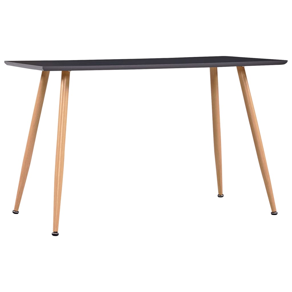 Dining Table Grey and Oak Coloured 120*60*74 cm MDF