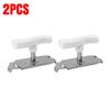2pcs Stainless Steel Bottle Cap Opener Portable Adjustable Jar Lids Opener Labor-saving Glass Can Openers Manual Kitchen Gadgets