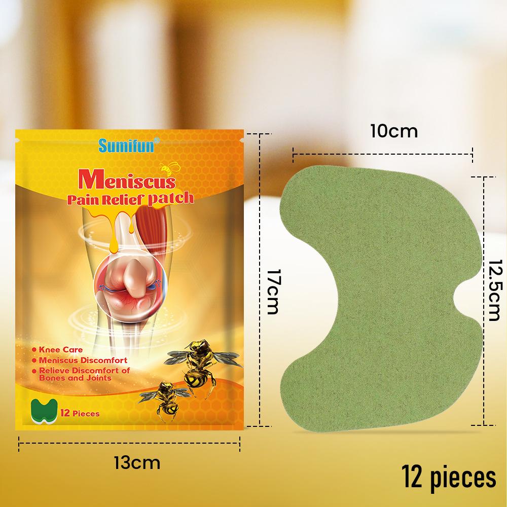 12 шт./пакет пластырь для снятия боли в колене, пластырь для снятия боли и отечности суставов, китайские травяные медицинские наклейки для мышц и суставов