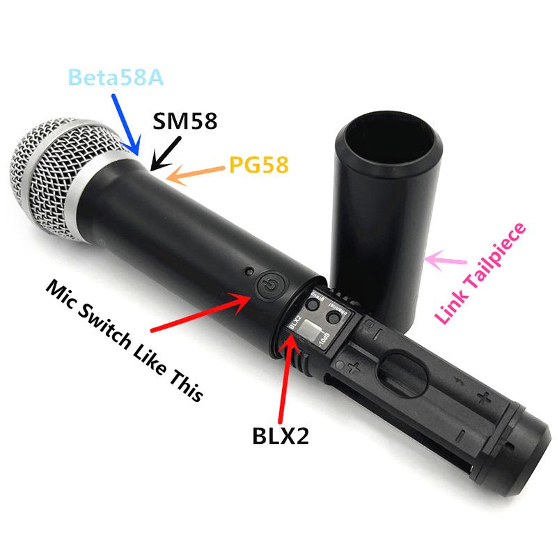 Blx Microphone Battery Tail Cup Cover For Blx Wireless Microphone System