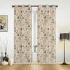 Retro Floral Wildflowers Curtains for Bedroom Living Room Drapes Kitchen Children's Room Window Curtain Modern Home Decor
