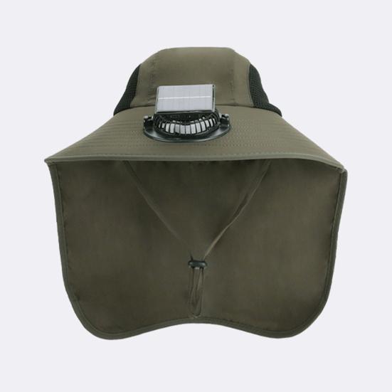 Солнечная шляпа с вентилятором, широкополая шаль, шляпа для рыбалки с двухрежимным вентилятором, солнечная USB-зарядка, защита от УФ-лучей, уличная шляпа