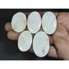 05Pcs Natural Scolecite Oval Cabochon Loose Gemstone Lot 215Cts. A-763
