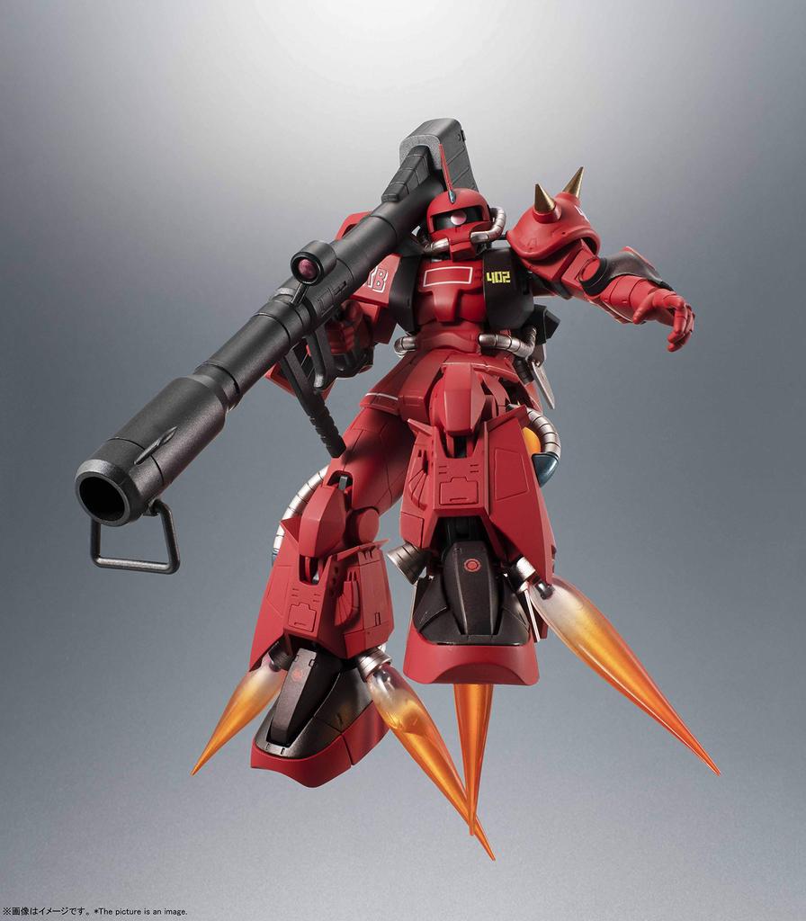 TAMASHII NATIONS Робот Духи Мобильный доспех Гандам Джонни Райден Высокомобильный Тип Заку II 125 мм окрашенная подвижная фигурка 158169 [СТОРОНА MS] MS-06R-2 вер.